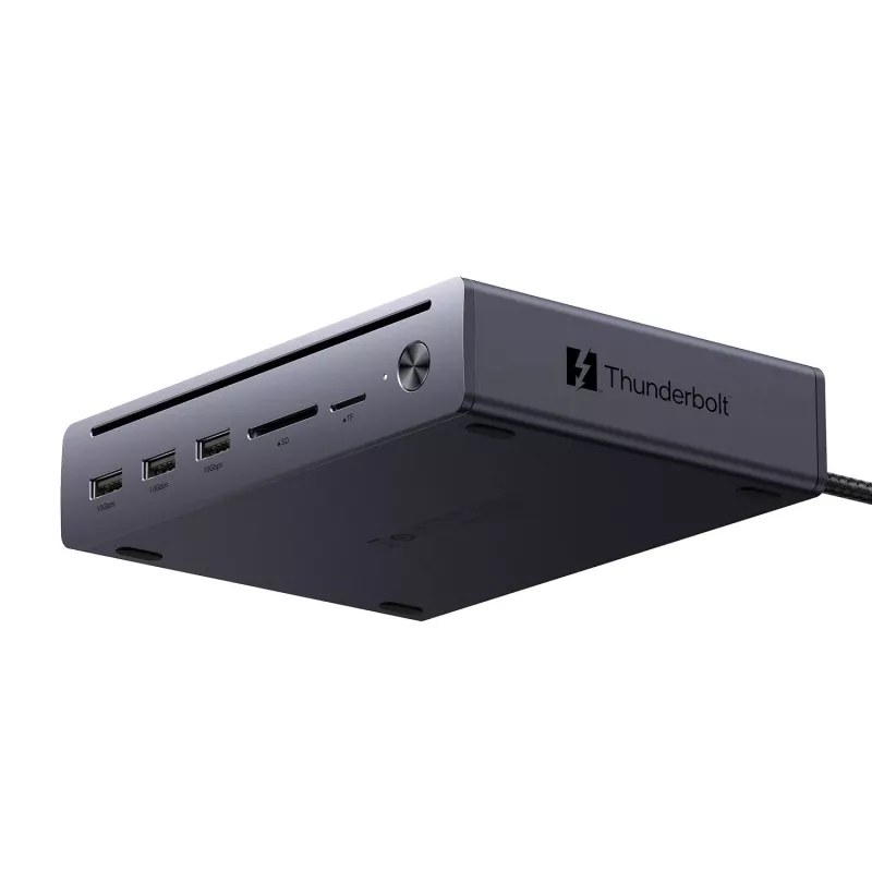 UGREEN Maxidok 10-in-1 Thunderbolt 5 Docking Station 8K kolme ekraani ja 140W toitega