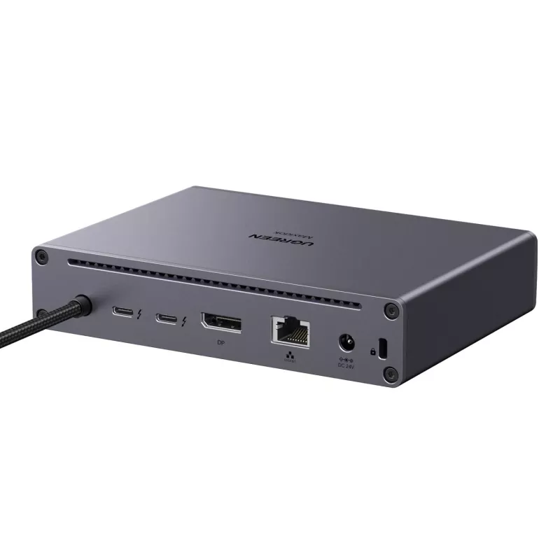 UGREEN Maxidok 10-in-1 Thunderbolt 5 Docking Station 8K kolme ekraani ja 140W toitega