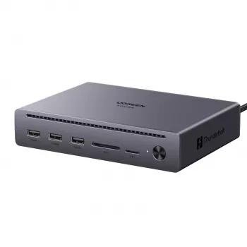 UGREEN Maxidok 10-in-1 Thunderbolt 5 Docking Station 8K kolme ekraani ja 140W toitega
