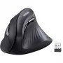 UGREEN Multi-Mode vertikaalne hiir Bluetooth ja 2.4G juhtmevaba – must