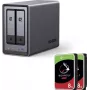 UGREEN NASync DXP2800 2-kohaline NAS koos 16 TB (2x 8 TB Seagate IronWolf) Intel N100 8 GB DDR5