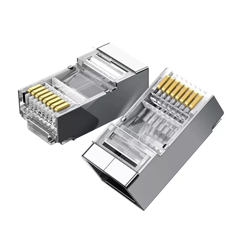 UGREEN NW111 RJ45 Cat6 Ethernet võrgupea 100 tk - hõbedane/läbipaistev