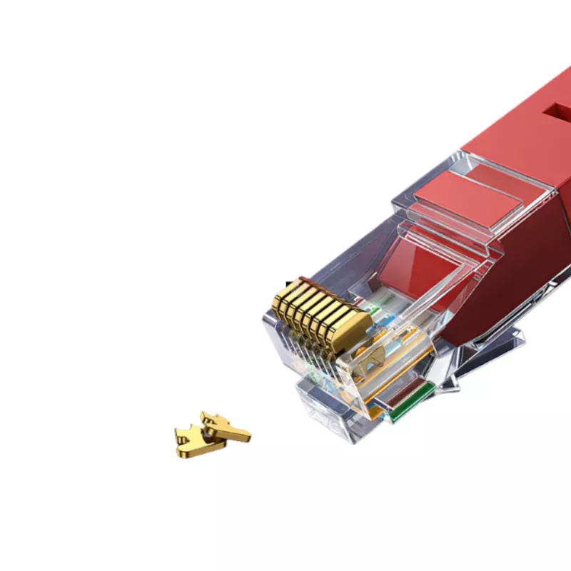 UGREEN RJ45 CAT6 Ethernet 0,5 m LAN-võrgukaabel - punane (1Gbps, 250MHz)