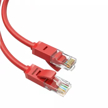UGREEN RJ45 CAT6 Ethernet 0,5 m LAN-võrgukaabel - punane (1Gbps, 250MHz)