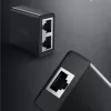 UGREEN RJ45 Splitter Adapter 2 Pack (Must) - Etherneti võrgupistik, 1x RJ45 isane kuni 2x RJ45 emane, 100Mbps, Cat5/Cat5e/Cat6 ühilduv, passiivne, Plug & Play