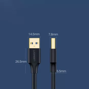 UGREEN US128 USB 3.0 A-Male to A-Male kaabel 2m must