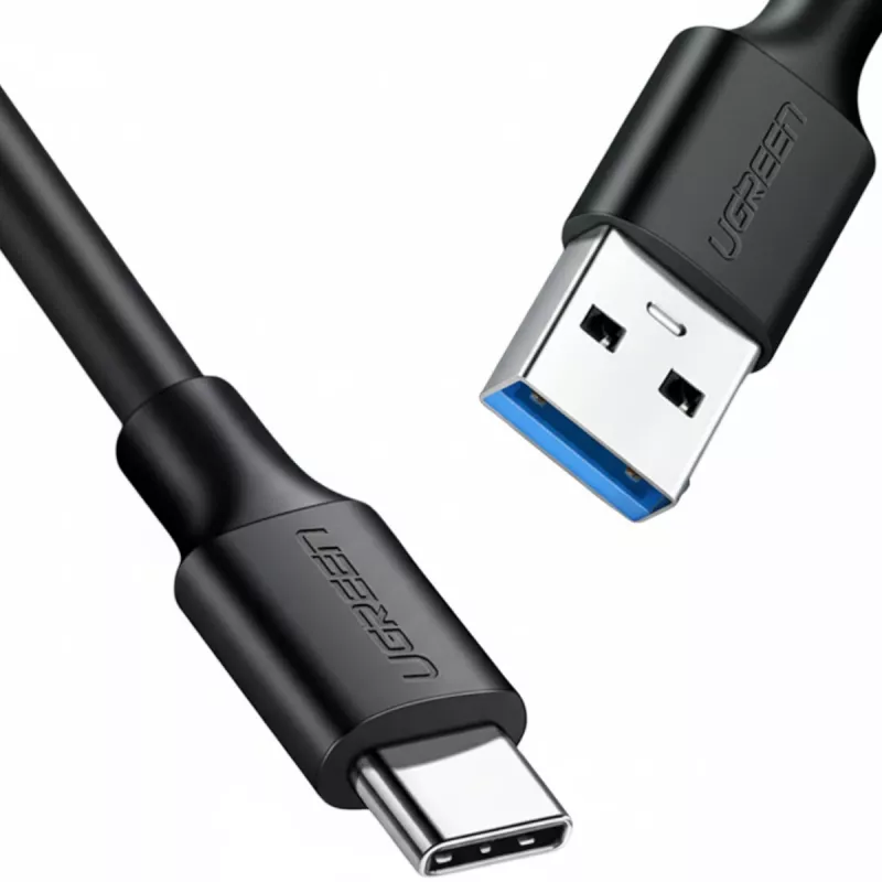 UGREEN US184 USB-A to USB-C 3.0 kaabel, 2 m, must