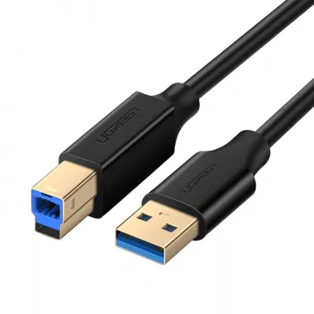 UGREEN US210 USB 3.0 A-B kaabel, 2m, must