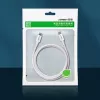 UGREEN US264 USB-C to USB-C kaabel 1m Valge 100W PD QC AFC