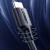 UGREEN US286 USB-C to USB-C kaabel 1m Must - PD QC 3A 480Mbps