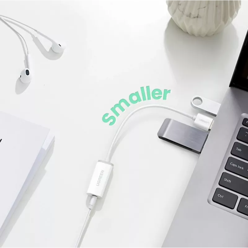 UGREEN US288 USB-A to USB-C kaabel QC 3.0 3A 1m Valge