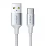 UGREEN US288 USB-A to USB-C kaabel QC 3.0 3A 1m Valge