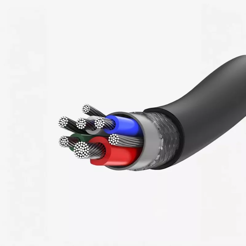 UGREEN US300 USB-C – USB-C kaabel 480Mbps 5A 1m Must
