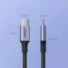 UGREEN US316 USB-C to USB-C kaabel 100W 5A 480Mbps 1m Must