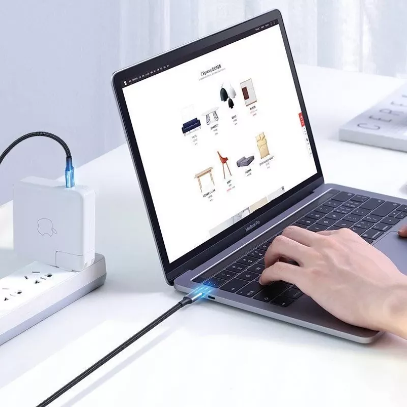 UGREEN US316 USB-C to USB-C kaabel 100W 5A 480Mbps 1m Must