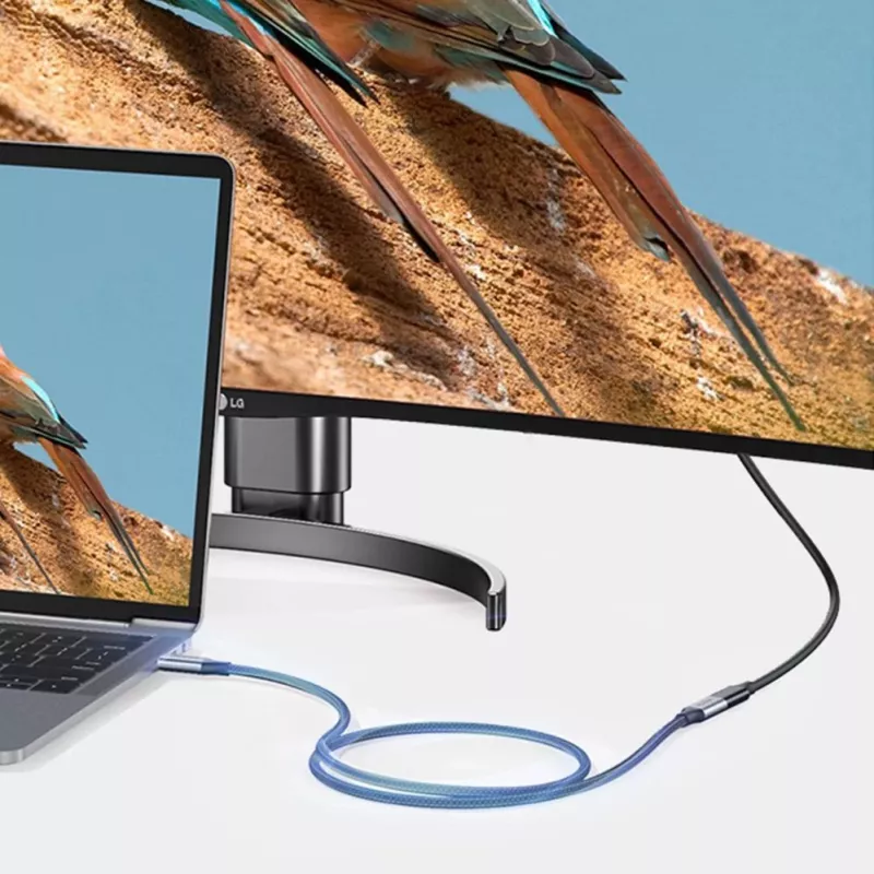 UGREEN US372 USB-C to USB-C kaabel 100W 5A 10Gbps 0.5m Hall