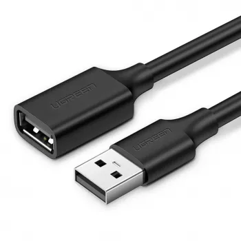 UGREEN USB 2.0 pikenduskaabel 5m must (US103)