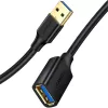 UGREEN USB 3.0 pikenduskaabel 3m must isane-emane SuperSpeed 5Gbps