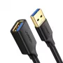 UGREEN USB 3.0 pikenduskaabel 3m must isane-emane SuperSpeed 5Gbps