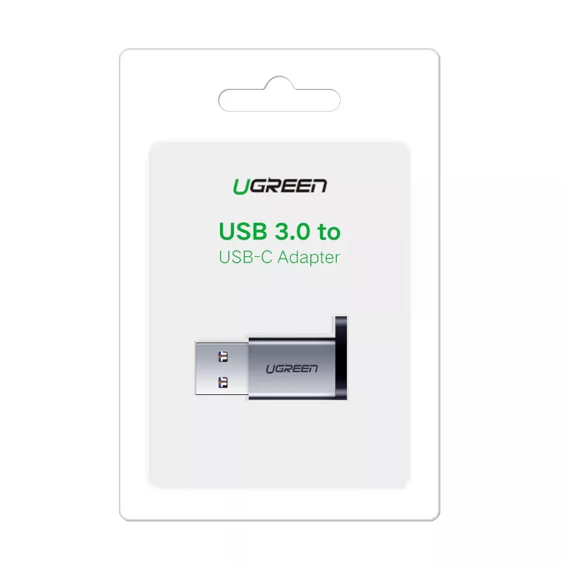 UGREEN USB 3.0 isane Type-C 3.1 emane adapter, andmeedastus ja laadimine, kosmosehall