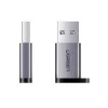 UGREEN USB 3.0 isane Type-C 3.1 emane adapter, andmeedastus ja laadimine, kosmosehall