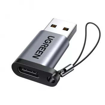 UGREEN USB 3.0 isane Type-C 3.1 emane adapter, andmeedastus ja laadimine, kosmosehall
