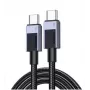 UGREEN USB-C 2.0 Isane USB-C 2.0 Isane 5A Andmekaabel 1M (45063) Must