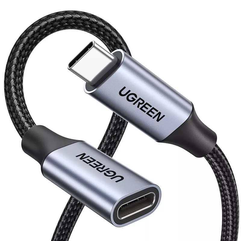 UGREEN USB-C 3.1 pikenduskaabel 1m – 100W PD, 10Gbps, 4K video
