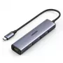 UGREEN USB-C jaotur 4 pordiga USB 3.2 Gen 1 hõbedane