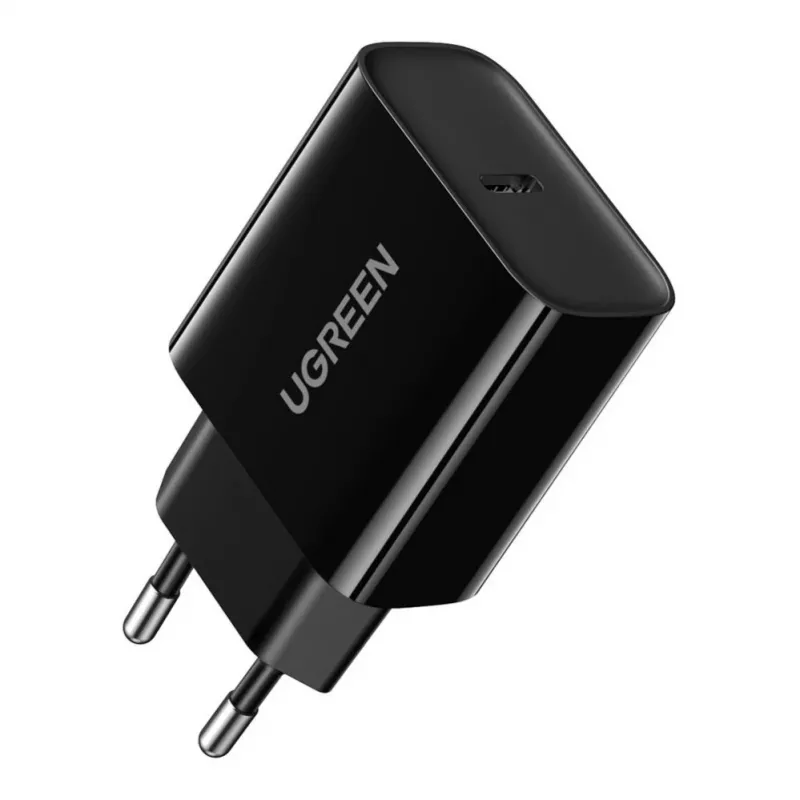 UGREEN USB seinadapter Type C 20W Power Delivery must (10191)