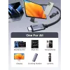 UGREEN USB4 USB-C – USB-C kaabel 240W 40Gbps 16K@60Hz 80Gbps Thunderbolt 4 ühilduv 1m nailonist punutud