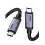 UGREEN USB4 USB-C – USB-C kaabel 240W 40Gbps 16K@60Hz 80Gbps Thunderbolt 4 ühilduv 1m nailonist punutud