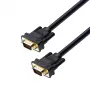 UGREEN VG101 VGA isane-isane kaabel 3M – kullatud, kahekordse ferriitsüdamikuga, Full HD 1080p