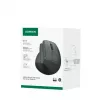 UGREEN juhtmevaba vertikaalne hiir must 2.4GHz ergonoomiline vaikse klõpsuga 2400 DPI