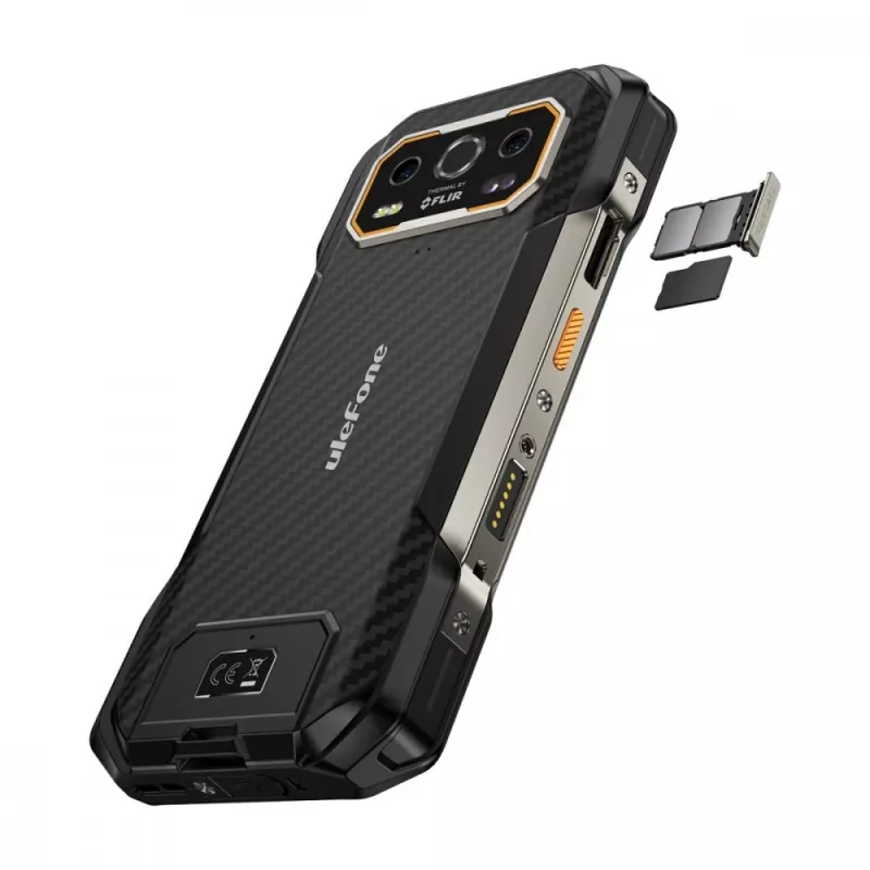 ULEFONE ARMOR 27T 12GB RAM 256GB salvestusruum 4G LTE vastupidav nutitelefon (must)