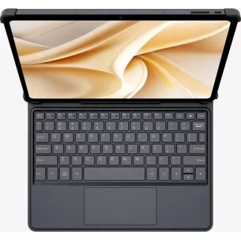 Ulefone Tab A11 Pro klaviatuuriümbris puuteplaadiga, QWERTY, Pogo Pin, must