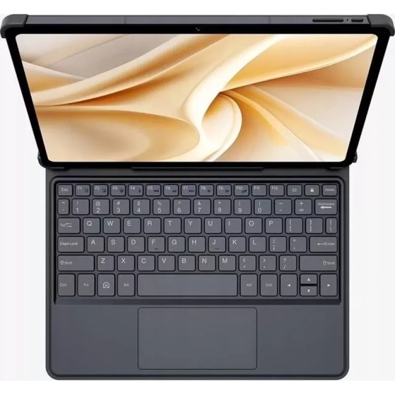Ulefone Tab A11 Pro klaviatuuriümbris puuteplaadiga, QWERTY, Pogo Pin, must