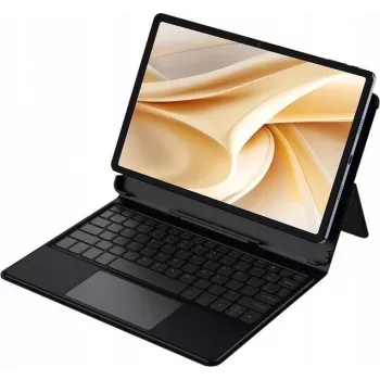 Ulefone Tab A11 Pro klaviatuuriümbris puuteplaadiga, QWERTY, Pogo Pin, must