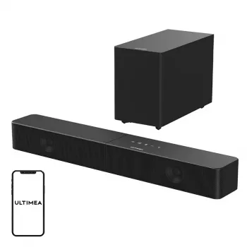 Ultimea Poseidon R3T 5.1.2 kanaliga heliriba Dolby Atmos, 600W, juhtmevaba bassikõlari ja tagumiste kõlaritega