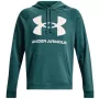 Under Armour meeste Rival Fleece suure logoga kapuutsiga dressipluus marsiroheline