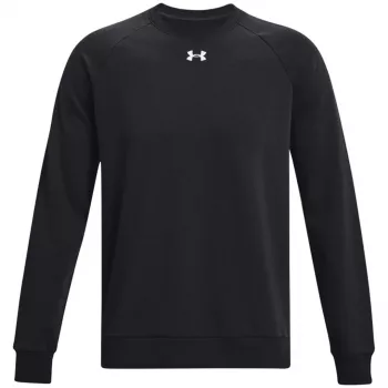 Under Armour Meeste Rival Fleece ümmarguse kaelusega dressipluus must