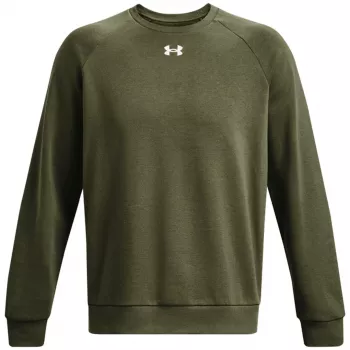 Under Armour meeste Rival Fleece ümmarguse kaelusega dressipluus khaki 1379755