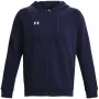 Under Armour meeste Rival Fleece täispikkuses lukuga dressipluus Academy