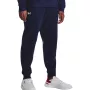 Under Armour meeste Rival Fleece dressipüksid südaöösinine/valge suurus M