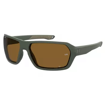 Under Armour UA-RECON-DLD Meeste Polariseeritud Spordipäikeseprillid - Matt Must/Hall - 64/15/125 mm