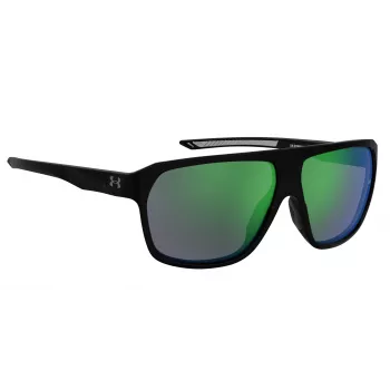Under Armour UADominate807 Unisex Sport Päikeseprillid - Satin Black/Hall - 62/17/130 mm