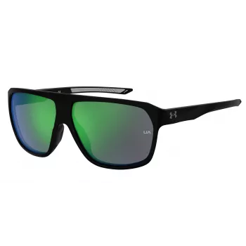 Under Armour UADominate807 Unisex Sport Päikeseprillid - Satin Black/Hall - 62/17/130 mm