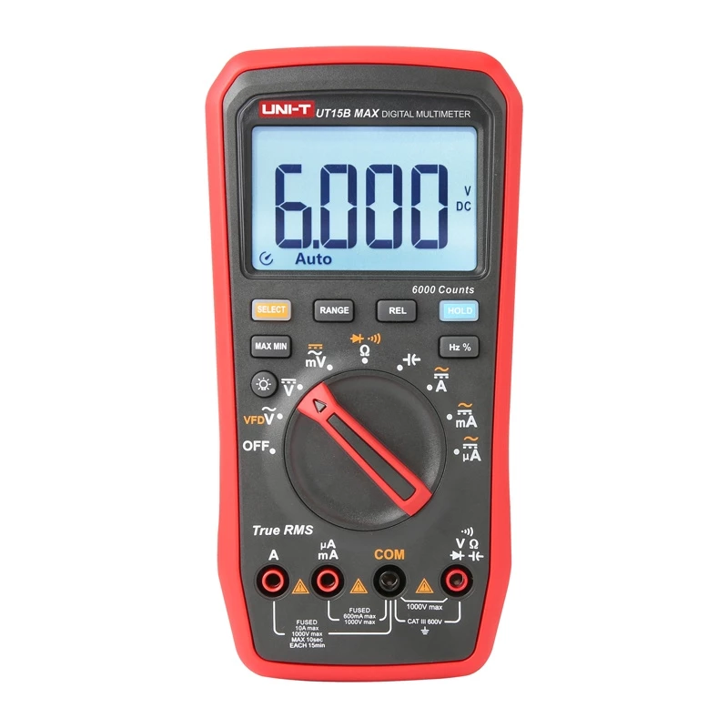Uni-T True RMS UT15B MAX Digitaalne Multimeeter