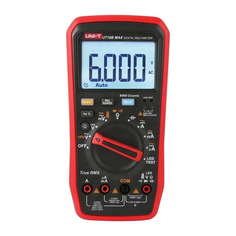 UNI-T True RMS UT18B MAX Digitaalne Multimeeter