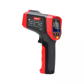 UNI-T UT302D+ Infrapunatermomeeter kahe laseriga, 20:1 D:S, -32°C kuni 1050°C, värviline LCD